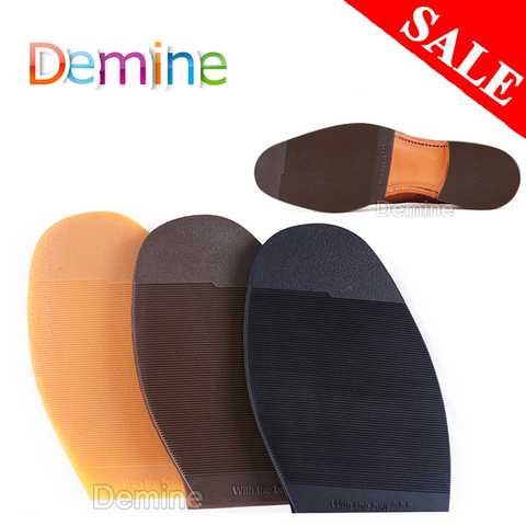 Rubber Shoe Soles Repair for Men Leather Shoes Anti Slip Ground Grip Half Outsoles Replacement DIY Mat Cushion Forefoot Pad Sole ► Photo 1/6