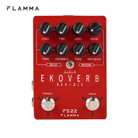 FLAMMA FS22 Ekoverb Dual Reverb Delay Pedal with Freeze and Trail On Function ► Photo 1/6