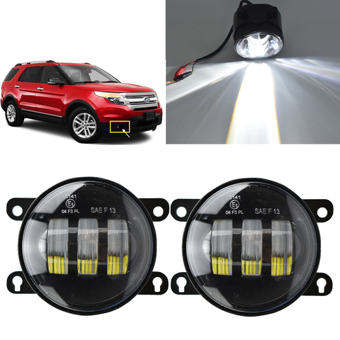 2pcs/pair LED fog Lights For Ford Explorer 2011-2014 For Ford Ranger 2012-2015 For Ford Mustang 3.7L V6 5.0L V8 2011-2013 ► Photo 1/6