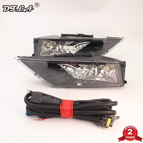 Left Right LED Car Light For Skoda Rapid 2022 Car-styling Front Bumper LED Fog Light Fog Lamp With Bulbs And Wire ► Photo 1/6