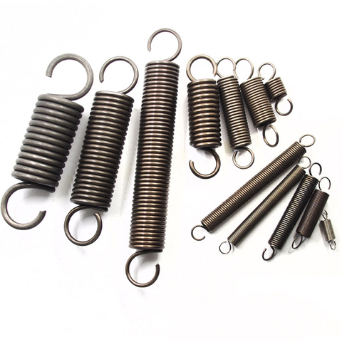 2PCS,China OEM Factory High Quality Small Coil Tension Extension Spring,2mm Wire Diameter*12mm Out Diameter*(60-200)mm Length ► Photo 1/3