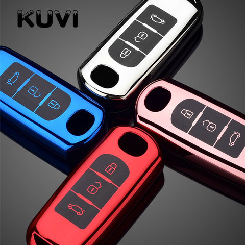 TPU Car Remote Key Case Cover For Mazda 2 3 6 Atenza Axela Demio CX-5 CX5 CX-3 CX7 CX-9 2015 2016 2017 2022 Accessories ► Photo 1/6