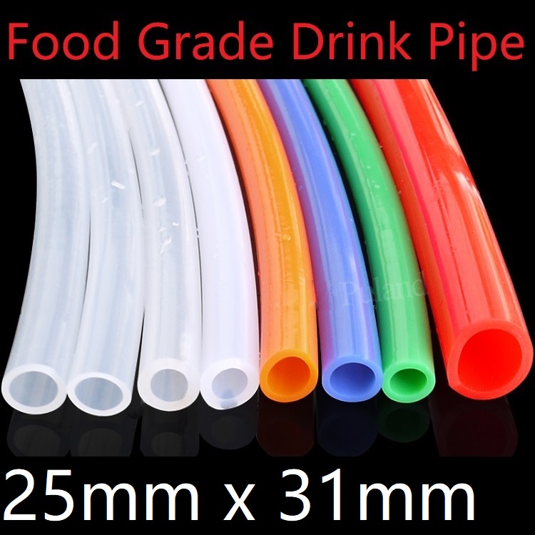 Food Grade Silicone Hose Flexible Rubber Tube 1~20mm Drink Pipe Multicolor