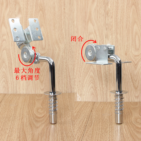 2pc/lot  lazy Sofa Hardware parts Headrest Folding105-125mm lift up hinges Height Angle Adjuster Mechanism Furniture accessories ► Photo 1/6