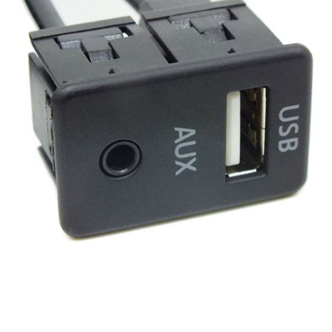 2022 New 1.5M Car Dash Flush Mount USB Port Panel 3.5mm AUX USB Extension Cable Adapter ► Photo 1/5