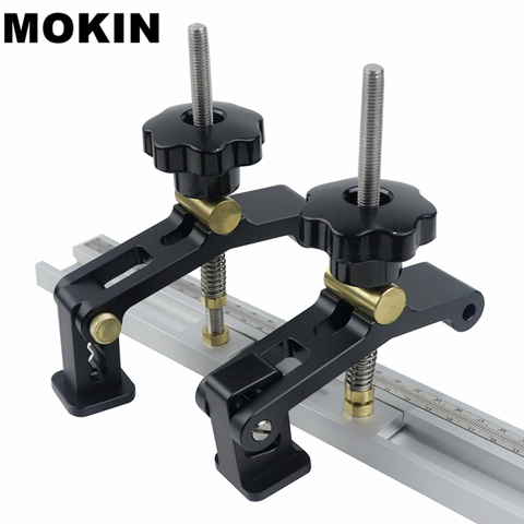 Woodworking T-track Chute Pressure Quick Acting Hold Fixing Plate Jig Positioning Clamping Blocks For Workbench Accessories Tool ► Photo 1/6