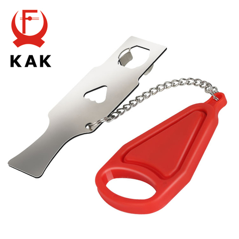 KAK Portable Door Lock Anti-theft Lock Travel Lock Childproof Door Lock for Security Home Hotel Safety Door Lock Door Hardware ► Photo 1/6