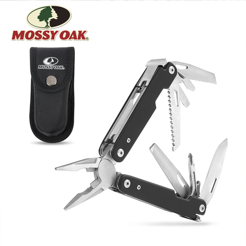 MOSSY OAK Multitool 12-in-1 Multi Pliers Wire Cutter Multifunction Tools Survival Camping tool Fishing ► Photo 1/6