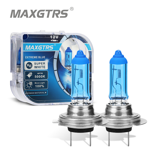 2x Super White 100W H1 H4 H7 H8 H11 9005 HB3 9006 HB4 H27 880 881 HeadLight Lamp 5000K Xtreme Blue 12V Car Halogen Light Bulb ► Photo 1/6