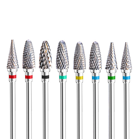 Tungsten Nail Drill Bit 3 Color Ceramic Drill Bits Manicure Drill For Machine Milling Cutter Nail Files Buffer Nail Accessory ► Photo 1/6