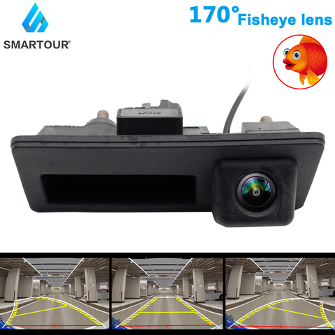 CCD Waterproof Car Trunk Handle Parking Rear View Backup Camera Case For Audi/VW/Passat/Tiguan/Golf/Touran/Jetta/Sharan/Touareg ► Photo 1/1