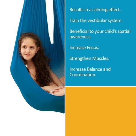 Therapy Swing for Kids/Child/Teens w/More Special Needs Cuddle Hammock Ideal for Autism ADHD Aspergers and Sensory Integration ► Photo 1/6