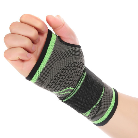 3D Weaving Pressurized High Elastic Bandage Fitness Yoga Wrist Palm Support Crossfit Powerlifting Gym Palm Pad Protector ► Photo 1/3