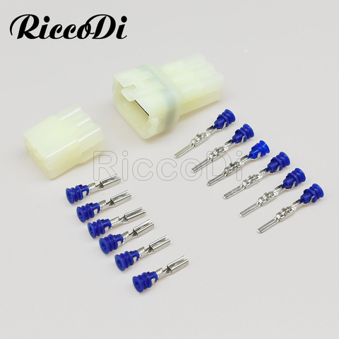 1/5Kit Sets Sumitomo 6 Pin HM 090 Male Female Motorcycle Connector Electrical Connector Fit Toyota 6189-6171 6180-6181 ► Photo 1/3