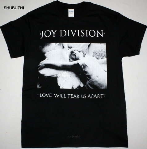 JOY DIVISION LOVE WILL TEAR US APART BLACK T SHIRT POST PUNK NEW ORDER cotton tshirt men summer fashion t-shirt euro size ► Photo 1/5