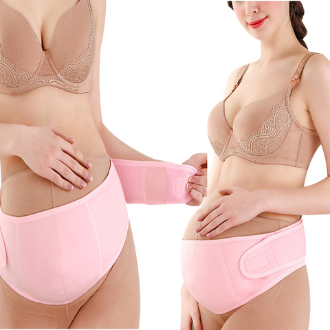 Maternity Support Belly Belt Adjustable Waist Care Pregnant Women  Abdomen Band Back Brace Protector Pregnancy Clothes ► Photo 1/6
