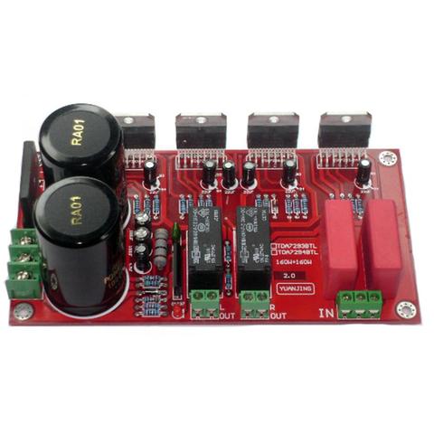 TDA7294 2.0 150W+150W AC 26V-0-26V Power Amplifier Board w/BTL speaker protection YJ00243 ► Photo 1/2