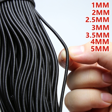 2mm Colorful High-Elastic Round Elastic Band Round Elastic Rope Rubber Band  Elastic Line DIY Sewing Accessories 5meters - Price history & Review