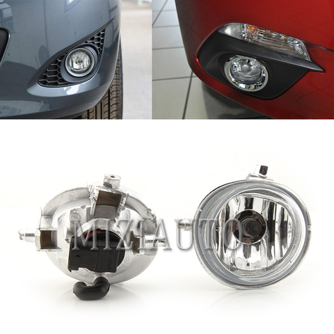 Front Bumper Fog Lamp Fog Light for Mazda 2 3 6 CX5 CX7 CX-5  CX-7 Foglight w/H11 Halogen Bulbs ► Photo 1/6