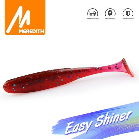 MEREDITH 20pcs/lot 50mm 0.88g Easy Shiner Wobblers Fishing Lures Silicone Bait Soft Lures Drive Shad Soft Artificial Baits ► Photo 1/6