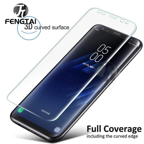 Screen Protector For Samsung Galaxy S9 S8 S10 Plus lite Screen Protector Samsung S9 S8 plus note 9 8 S7 S6 Edge Screen Protector ► Photo 1/6
