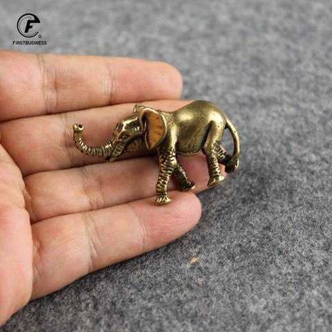 Everyday collection lucky elephant figurines solid copper animal ornaments home decor tabletop decoration souvenir crafts gifts ► Photo 1/6