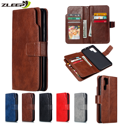 Luxury Leather Flip Wallet Y5P Y6P Case For Huawei P40 P30 P20 P10 Mate 30 20 10 Lite Pro Y7 Y6 P Smart 2022 Phone Cover ► Photo 1/6