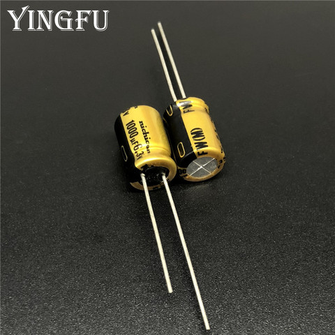 10pcs/100pcs 1000uF 6.3V NICHICON FW Series 8x11.5mm 6.3V1000uF HiFi Audio Aluminum Electrolytic Capacitor ► Photo 1/2