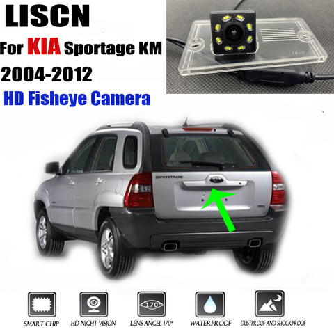 HD reversing camera For KIA Sportage KM 2004 2005 2006 2007 2008 2009 2010 2012 night Visioin /Rear camera/License plate camera ► Photo 1/6