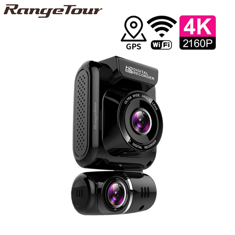 Mini Hidden 4K 2160P Dual Lens Car DVR WIFI GPS Logger Novatek 96663 Chip Sony IMX323 Sensor Dual Camera Dash Cam Recorder D20 ► Photo 1/6