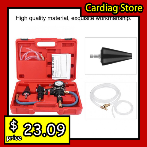 Auto Coolant Vacuum Kit Cooling System Radiator Set Refill and Purging Tool Universal Auto Diagnostic-tool Car Auto Accessories ► Photo 1/6