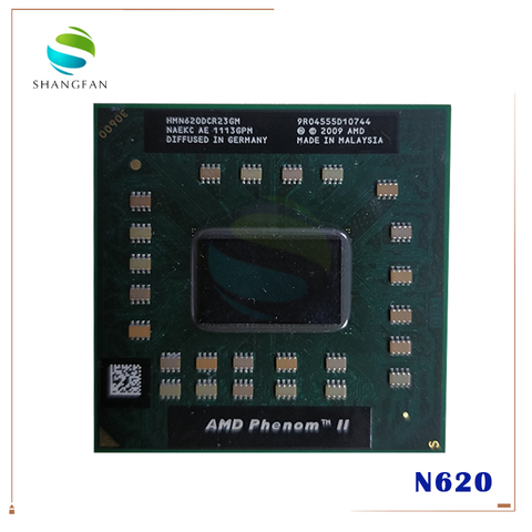  AMD PHENOM II N620 HMN620DCR23GM A central processor cpu laptop Socket S1 2.8G 2M Dual core N 620 ► Photo 1/1