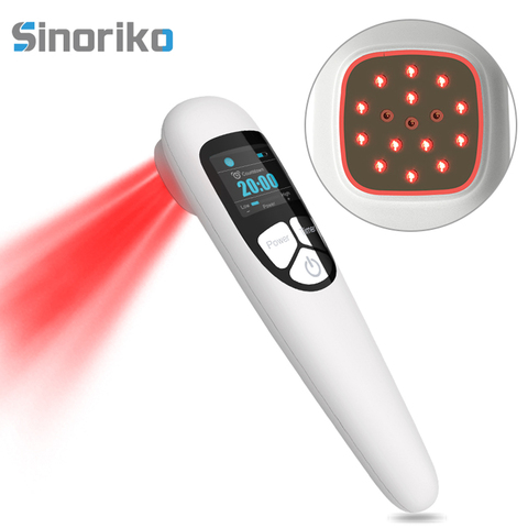 Cold Laser Red Light Therapy Device with Display, LLLT for Shoulder, Joint, Muscle Pain Reliever, Safe for Pet, 4 Power/4 Timer ► Photo 1/6