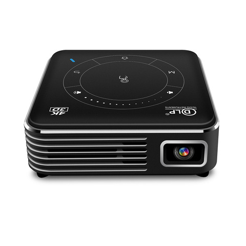DLP P11 4K projector Android 9.0 DDR4 4GB 32GB mini portable LED projector 5G wifi bluetooth 3D Home cinema proyector vs P10 ► Photo 1/6