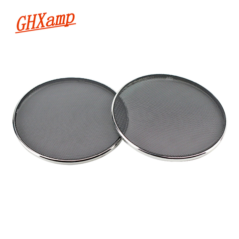 GHXAMP 2PCS 6.5 inch Car Speaker TREBLE Net Protective Cover Speaker Grill Mesh Enclosure Decorative ring ► Photo 1/6