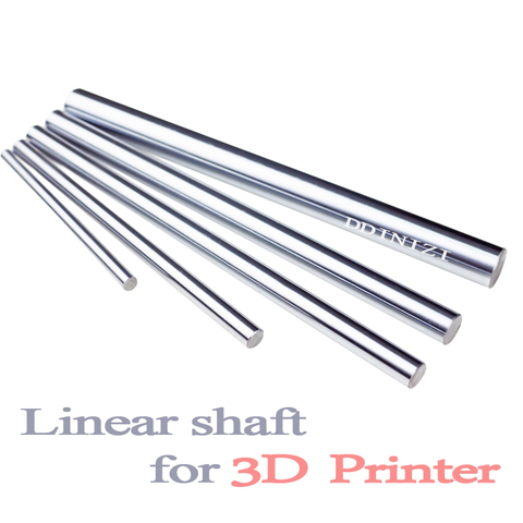 4pcs 6mm 8mm 10mm 12mm 16mm 8x400 linear shaft 3d printer 8mm x 400mm 8x500 Cylinder Liner Rail Linear Shaft axis cnc parts ► Photo 1/2