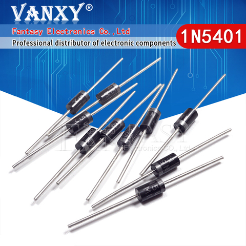 20PCS 1N5401 IN5401 Rectifier Diode 3A 100V ► Photo 1/6