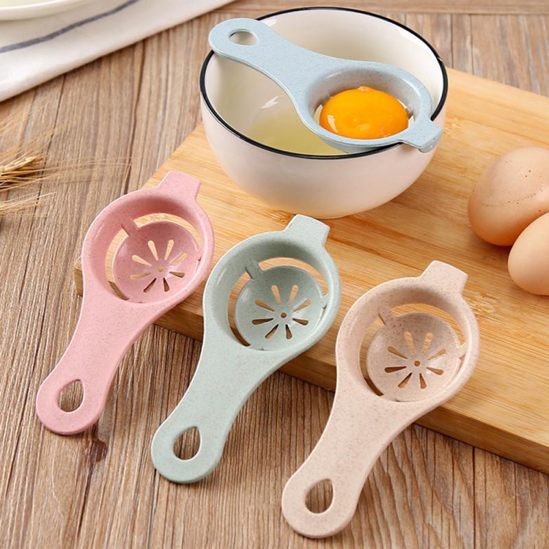 Egg Separator Spoon Egg Divider White Yolk Eggs Filter Gadgets Separating Funnel