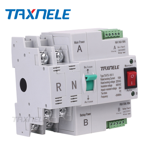 MCB type Dual Power Automatic transfer switch 2P 4P 100A ATS Circuit Breaker  Electrical Switch ► Photo 1/6