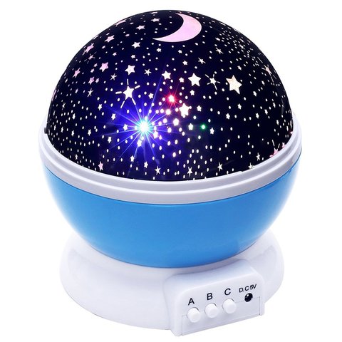 Star Sky Projector Romantic Cosmos Night Lamp LED Projection Lamp Bedroom Decoration Portable Home Decor Kid's Gift ► Photo 1/6