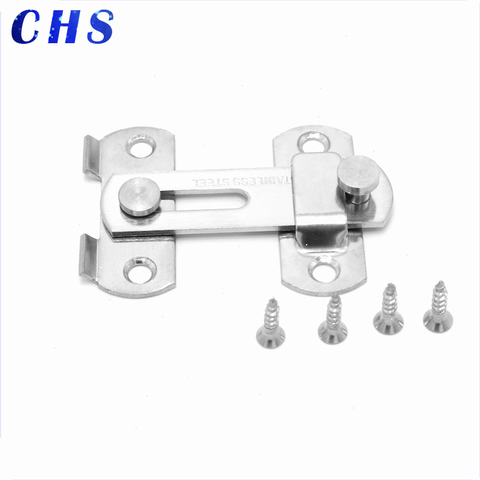 1Pc Stainless Steel Hasp Latch Lock for Sliding Door Window Cabinet Fitting For Home Security Door Hardware Accessories Cheapest ► Photo 1/6