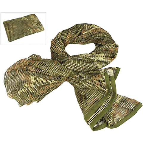 Tactical Scarf Camouflage Mesh Net Scarves Military Camo Scarfs Outdoor Sport Sniper Face Veil Wargame Camping Hunting Cycling ► Photo 1/6