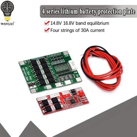 4S 30A High Current Li-ion Lithium Battery 18650 Charger Protection Board Module 14.4V 14.8V 16.8V Overcharge Over Short Circuit ► Photo 1/6