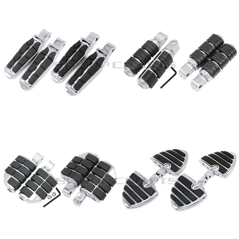Motorcycle Rider Front & Passenger Rear Foot Pegs Footrests Footpegs For Honda Steed VLX 400 600 VLX400 VLX600 All Year ► Photo 1/1