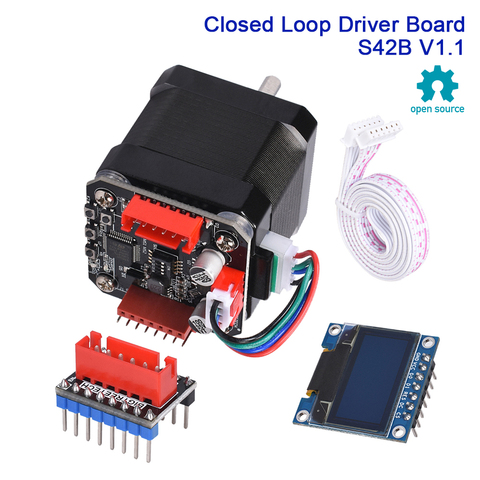 BIGTREETECH S42B V1.1 Closed Loop Driver Control Board OLED SERVO42 42 Stepper Motor 3D Printer Parts SKR V1.3 V1.4 Turbo ender3 ► Photo 1/6