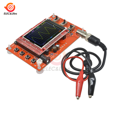 Mini Handheld Digital Oscilloscope DIY Kit ARM Cortex-M3 12-Bit TFT Oscilloscope 10:1 Probe Test clip DIY Acrylic case ► Photo 1/6