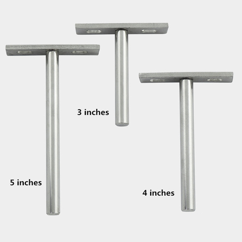 High-quality support Heavy Tool 3/4/5 inch Concealed Floating Wall Shelf Support Metal Brackets Home improvement supplies ► Photo 1/6