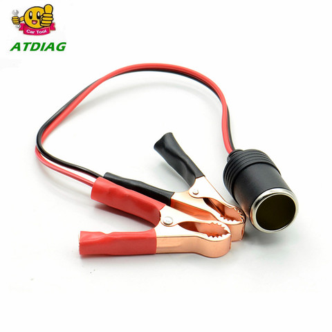 New 12v Car Battery Terminal Clip-on Cigarette Lighter Power Socket Adaptor Clamp ► Photo 1/6