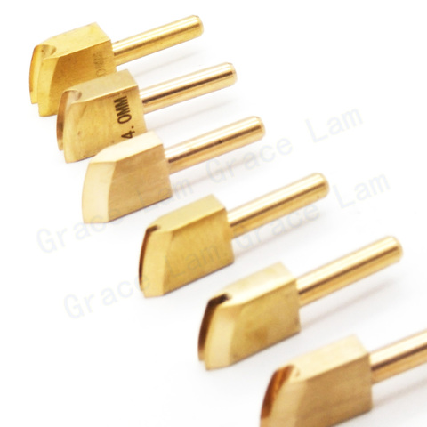 Electronic Edge Creasers Lineer Edge Device Tips Brass Head Soldering Iron Tip for Leather Craft DIY Tool  Sets ► Photo 1/6