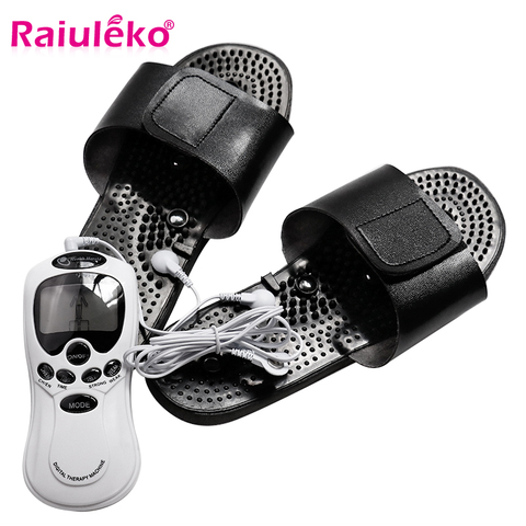 Massage Therapy Electrode Slippers Tens Acupuncture Therapy Electrode Massage Slipper Body Finger Foot Relaxing Massager Machine ► Photo 1/6